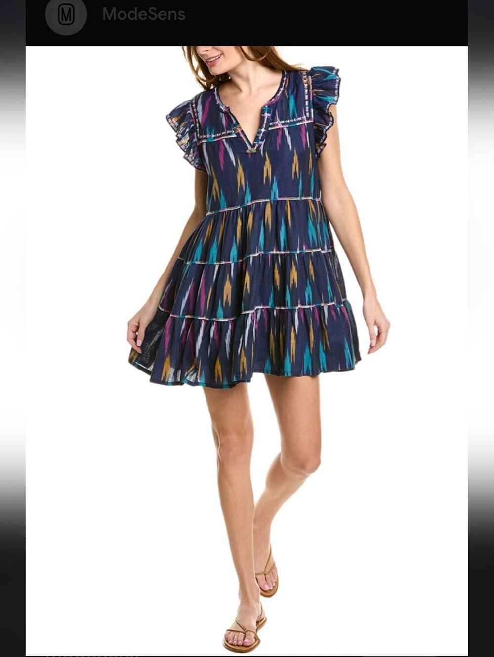 Roller Rabbit Ikat Michi Minidress, XS